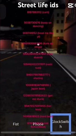 Street life Roblox Music Id codes #roblox #streelife #musicidcodes #robloxedit #hood #mobilemusic