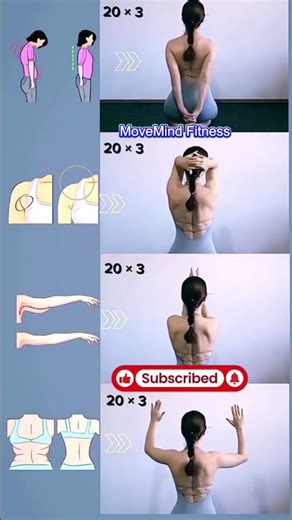 10 Min Daily Posture Correction Workout | Straight Back Fast