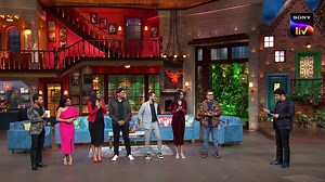 Enjoy an evening full of candid conversations and comical scenarios with surprisingly cheerful Sharks in the new episode of #TheKapilSharmaShow! Streaming now on #SonyLIV. #StreamItOnSonyLIV #SonyLIVBinge #laughtershot #laughterdose #comedyshow #newseason | Sony LIV