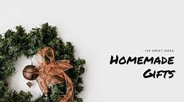 Homemade gifts and presents  - HTML Template by Nicepage