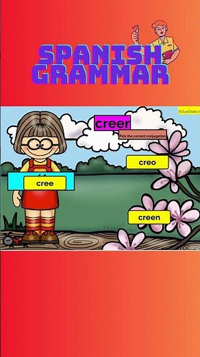 Spanish Grammar: creer #aprenderespañol #spanishgrammar