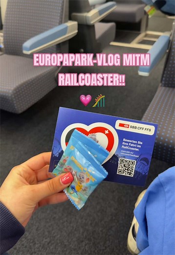 Europapark Rail Coaster Vlog 💗🎢