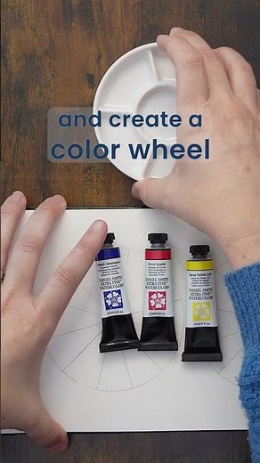 Paint a Traditional Watercolor Color Wheel - RYB