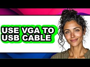 How to Use Vga to Usb Cable (updated)