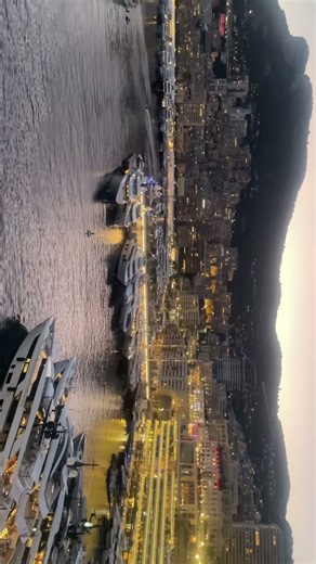 Monaco 🇲🇨 Beautiful sail away #monaco #monacomontecarlo #montecarlo #travel #cruise