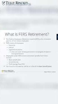 FERS - Federal Employee Retirement System Explained Simply