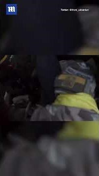 Ukrainian warrior fires an AT4 anti-tank weapon at Russian targets