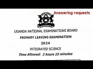 PLE Science Paper #2025 / Request answering