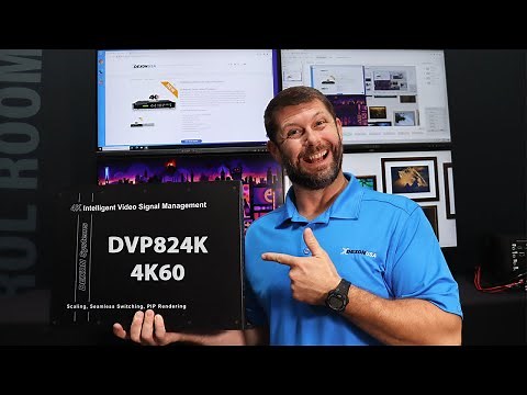 8K Video Wall Controller - The First of Its Kind! - DVP824K
