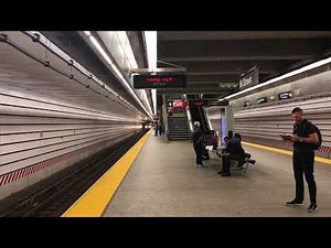 NYC Subway Special: R68A (Q) train action at 86 St-2 Av (Weekday)