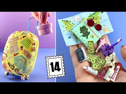 DIY Miniature - 12 Cute Travel Ideas for Barbie Dolls - Hacks and Crafts