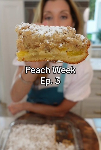 Peach Crumb Cake Recipe from Cooking with Shereen