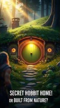 Primitive Hobbit Refuge Build in 1 day 🌿Hidden Hobbit Shelter Built From Nature! #hobbitfans