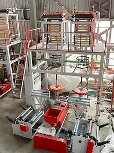 [Hot Item] ABA High Speed Three Layers Co-Extrusion Plastic Extrusion Agricultural Film Blowing Machine