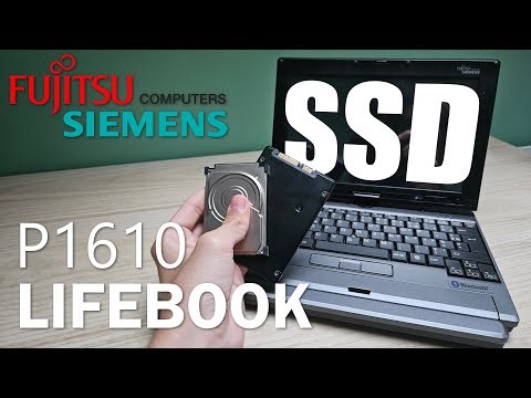 Fujitsu Siemens Lifebook P1610 - SSD Upgrade