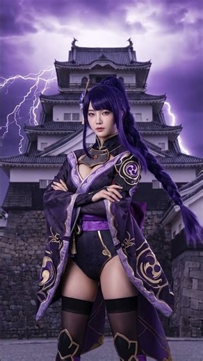 RAIDEN SHOGUN COSPLAY IRL ⚡💜 This is INSANE! | Genshin Impact Electro Archon