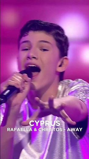 🇨🇾 Cyprus: Live from JESC 2025 of Rafaella & Christos – „AWAY". #eurovision #song #esc