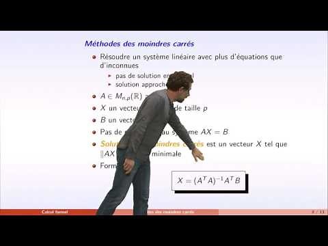 Calcul formel - partie 5 : algèbre linéaire