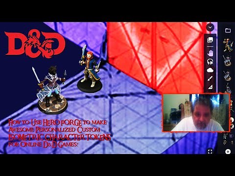 How to Use HERO FORGE to make ISOMETRIC CHARACTER Tokens!