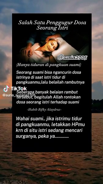 Hanya Tidur Dipangkuan Suami #suamiistri #rumahtangga #bahagia #penggugurdosa