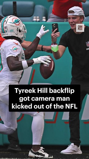 650K views · 10K reactions | How backflip from Tyreek Hill got this NFL credentialed camera man suspended from the league 臘‍♂️ | Complex Sports | Facebook