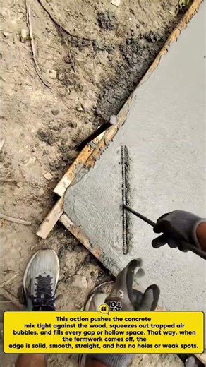 Concrete Slab Edge Finishing: Rodding & Compaction Technique | Construction Guide