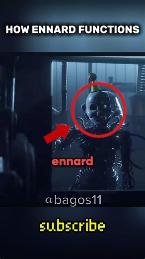 ENNARD IS CREEPIER THAN YOU THINK 😲 #fnaf #horror #shorts