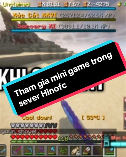 Căng thẳng quá bà con ơi 🤣🤣#mc #minecraft #minecraftsever #thaycuongmc #sverytraidat #hinofc id:hinofc.com java1.21.1-1.20.4 pe 1.21.8-1.21.52