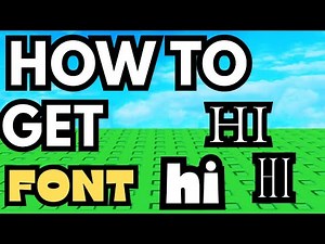 How To Get Custom Font In Forsaken On Roblox