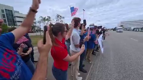 A proper sendoff 🧑‍🚀The Artemis II crew was driven to the launchpad ahead of their upcoming mission around the Moon. After checking their spacesuits and donning their helmets and gloves, the crew will settle into the Orion spacecraft.