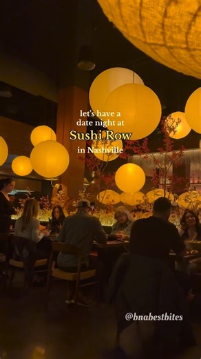Nashville Food & Drink | BNA Best Bites | Let’s have a date night at ✨Sushi Row (@sushirownash) ✨ The Wedgewood-Houston area is quickly becoming a popular spot in town for dining... | Instagram