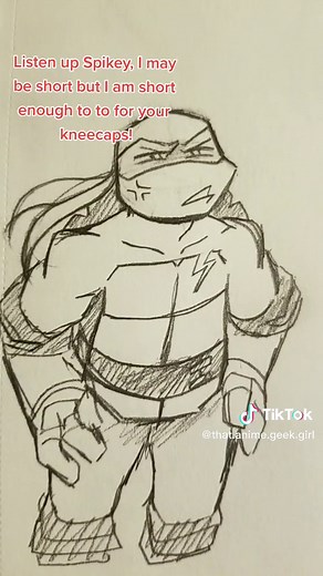 TMNT 2012 Characters Engage in Fun Banter While Watching a Fight