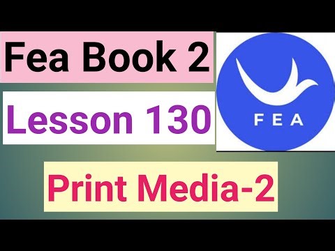 fea book 2 Intermediate level lesson 130 ( Print Media-2 )