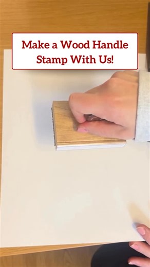 Make a wood handle stamp with us! #smallbusiness #shopsmallbusiness #howwedoit #custom #stamp #production | TheStampMaker.com