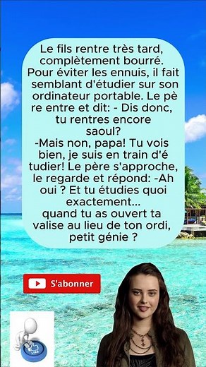 Blagues qui vont te faire rire 😂 #humour #shorts