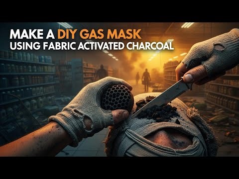 DIY Gas Mask with Fabric and Activated Charcoal!