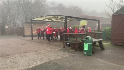 🎄🎶 Our 7th and final Christmas gig for Local Vocals on Tour 🌟 🎄🎶 We were at Matlock Farm Park on a very foggy, Christmassy day 🌟 🎄🎶 We have had an amazing ‘Tour’ and would like to thank all the venues for having us 🎄🎶 We would also like to wish everyone a very Happy Christmas 🎅🎄 🎄🎶 Bring on 2026 for lots more fun, laughter and a bit of singing too 🎶🎶🎶 #ladiesonly #choirfamily #familyfeelings #feelgood #lovesinging #chesterfield #weeklyclass #singtogether #choir #showtime #Perfor