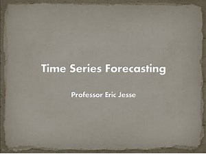 Time Series Forecasting Models