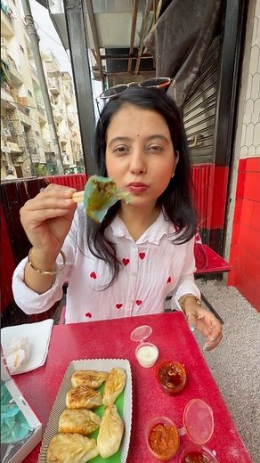 Trying every type of momo 🥟 #ytshorts #food #momos #youtubeshorts #foodie