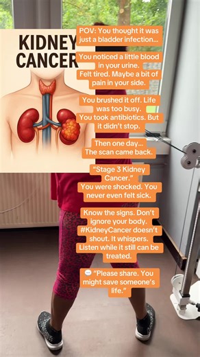The scary thing about kidney cancer? It doesn’t knock… it breaks in. Most people find out when it’s already advanced. Please don’t ignore the small signs — fatigue, side pain, blood in urine. It’s not always an infection. It could be a whispering cancer.” #SilentCancers #KidneyCancerAwareness #CatchItEarly #CancerEducation #TalkCancerWithBebe