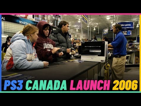 PlayStation 3 Canada Launch In 2006.