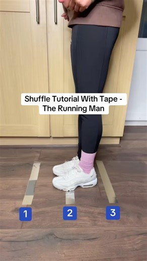 Your basic shuffle step - The #runningman 😇 #shuffletutorial #shuffledancetutorial #shuffledance