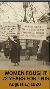 Women Fought 72 Years for the Right to Vote | August 17, 1920 #history #19thamendment