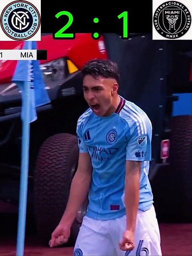 New York City FC vs Inter Miami CF 🔥 | MLS Thriller | #shorts