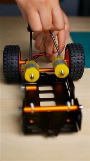 Mini robot #electronicsproject #arduinoproject #robotics