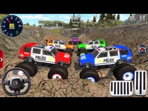 Police Monster Truck Impossible Stunts #4 - Car Extreme Racing Android Gameplay