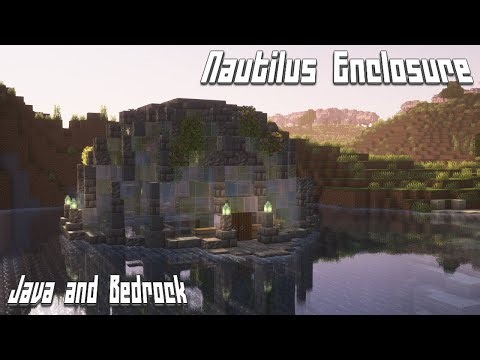 NAUTILUS ENCLOSURE TUTORIAL | MINECRAFT JAVA AND BEDROCK