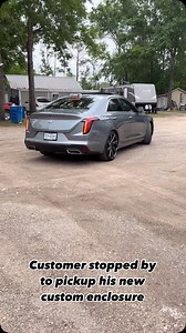 4.5K views · 187 reactions | Custom dual 10” subwoofer box for a Cadillac CT4 #Cadillac #custom #Houston #Texas #cars #carsofinstagram #customcars | Pete Bass | Facebook