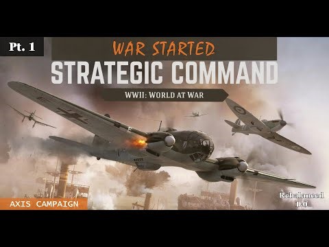 💥War Started! Strategic Command WWII World at War Pt.1 - Patrik