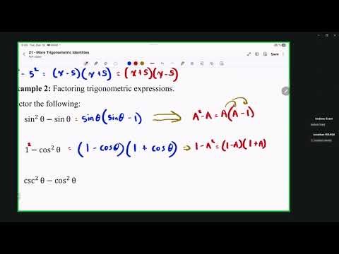 MHF4U Class 21: Unit 3 - Lesson 13.2: KQ 3,4,6-9